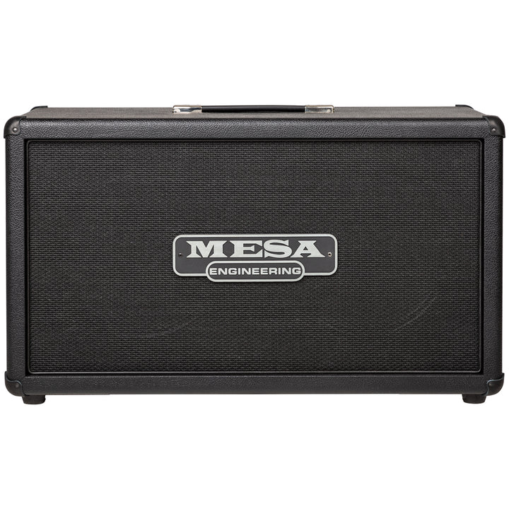 Mesa Boogie 2x12 Horizontal Rectifier Cabinet w/ G12H 75 Creambacks- *Black w/Black Grille