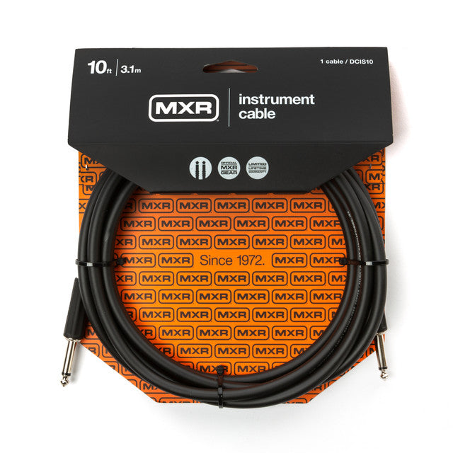 MXR 10ft Standard Instrument Cable - Straight / Straight