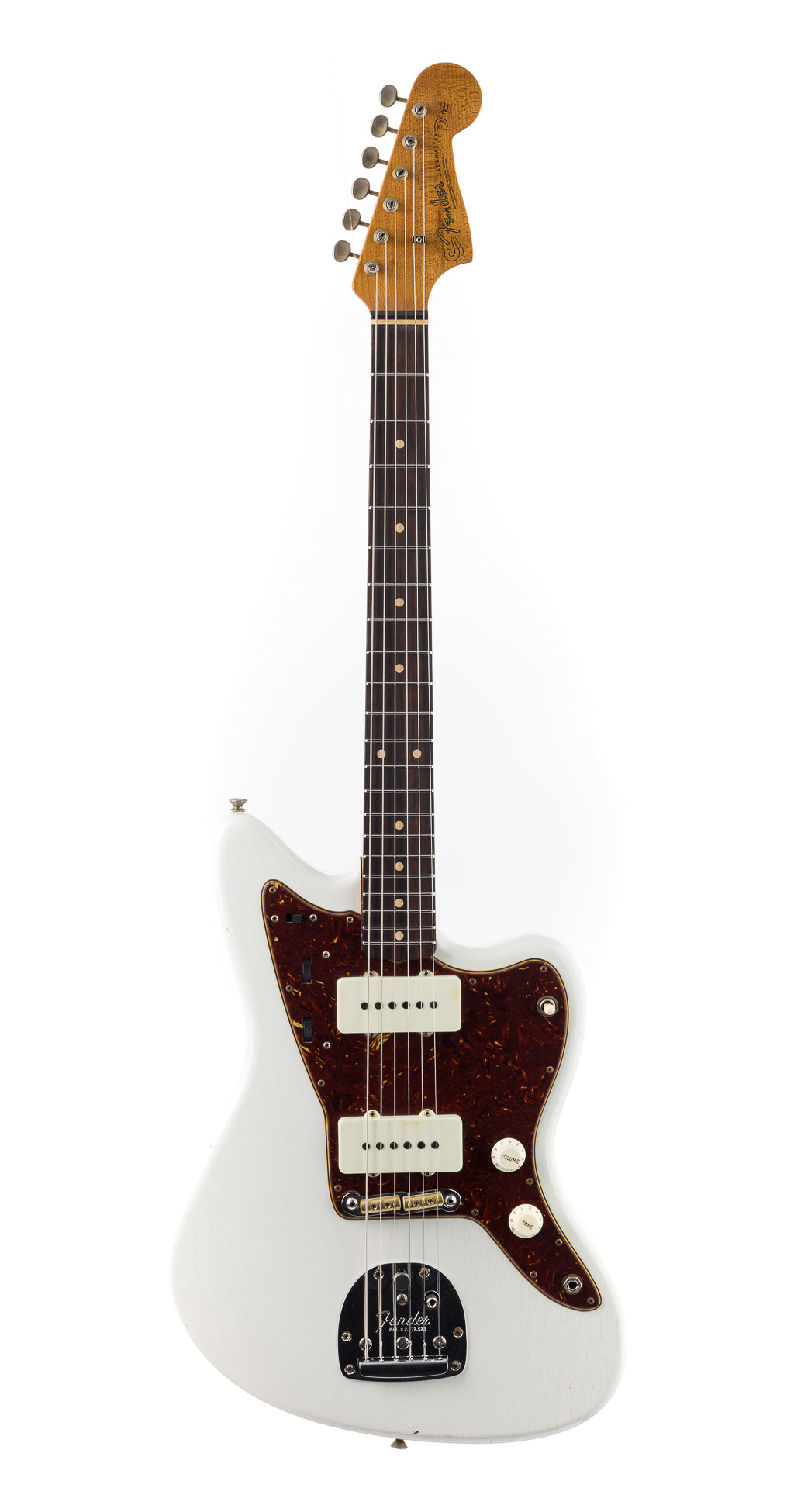 Fender Custom Shop '62 Jazzmaster Journeyman Relic - Olympic White (386)