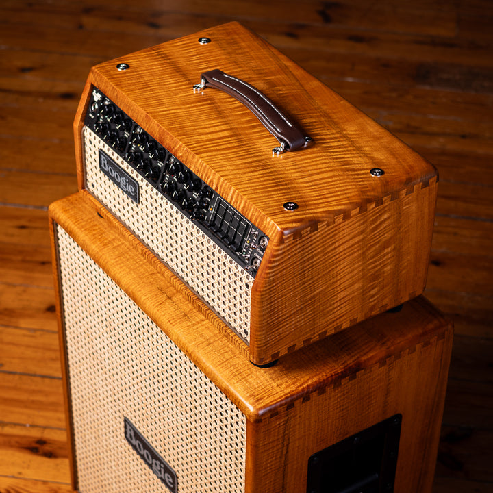 Mesa Boogie Mark VII Head and 2x12 Diagonal Rectifier Cab - Private Reserve Flamed Myrtlewood