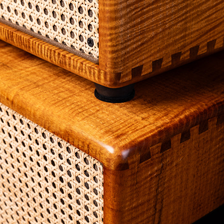 Mesa Boogie Mark VII Head and 2x12 Diagonal Rectifier Cab - Private Reserve Flamed Myrtlewood