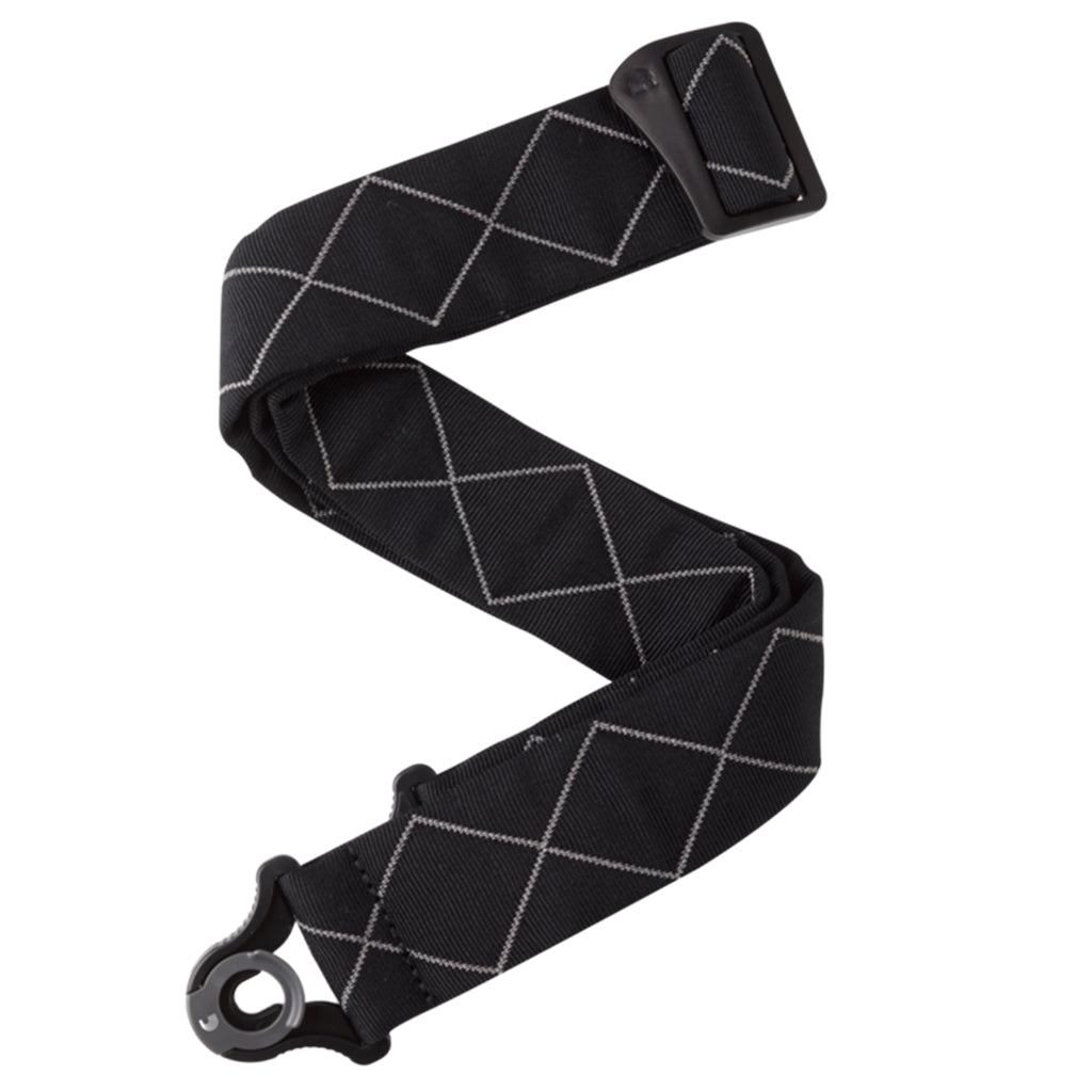 D'Addario  Auto Lock Strap, 50mm - Diamonds