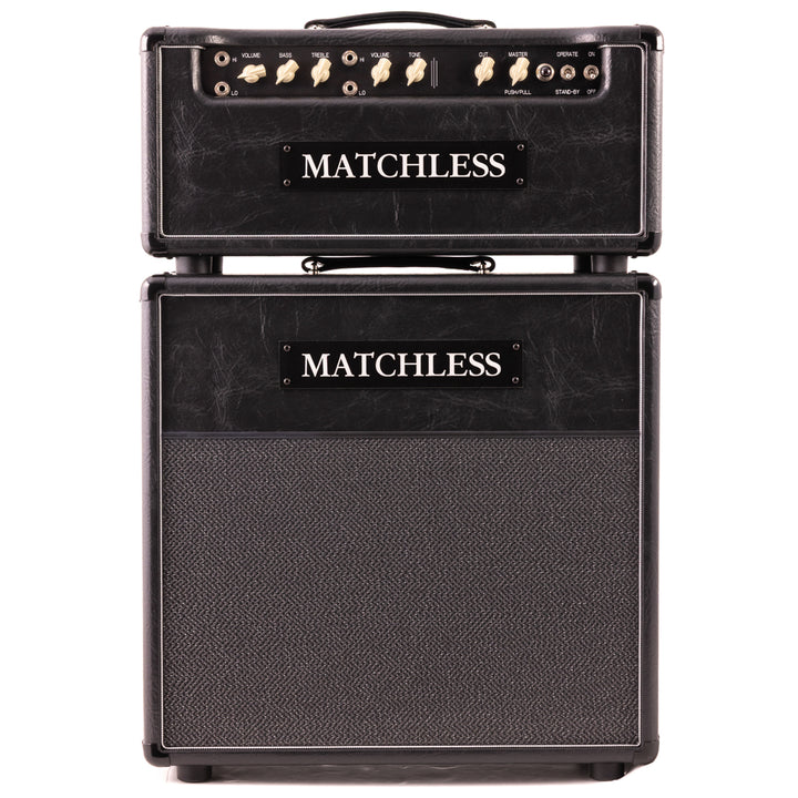 Matchless HC-30 Head & ESS 1x12 Cabinet - Black / Silver Grille