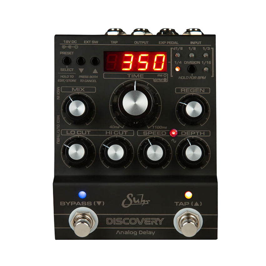 Suhr Discovery Delay Dark Edition - Black Cerakote