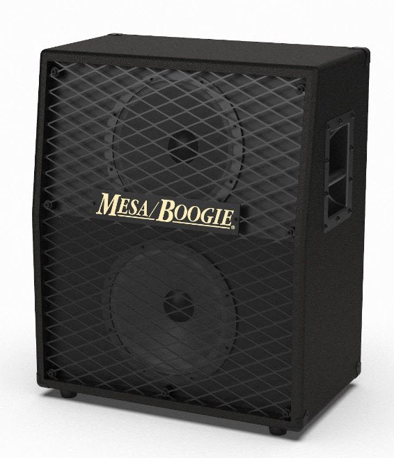 Mesa Boogie Split Back 2x12 Cabinet - Black Bronco with Metal Grille