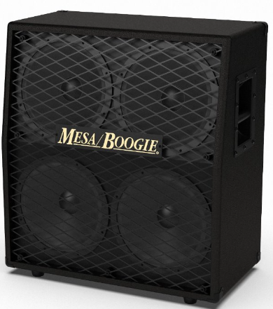 Mesa Boogie Split Back 4x12 Cabinet - Black Bronco with Metal Grille