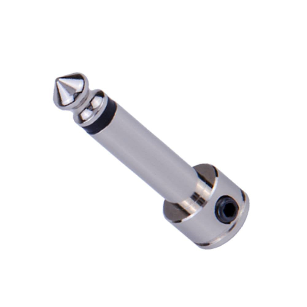 Lava Piston Solder-Free Right Angle Plug - Nickel - LCPTPLGR, Lava Cable - Lark Guitars