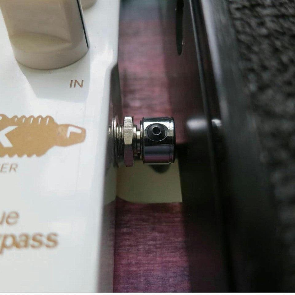 Lava Piston Solder-Free Right Angle Plug - Nickel - LCPTPLGR, Lava Cable - Lark Guitars