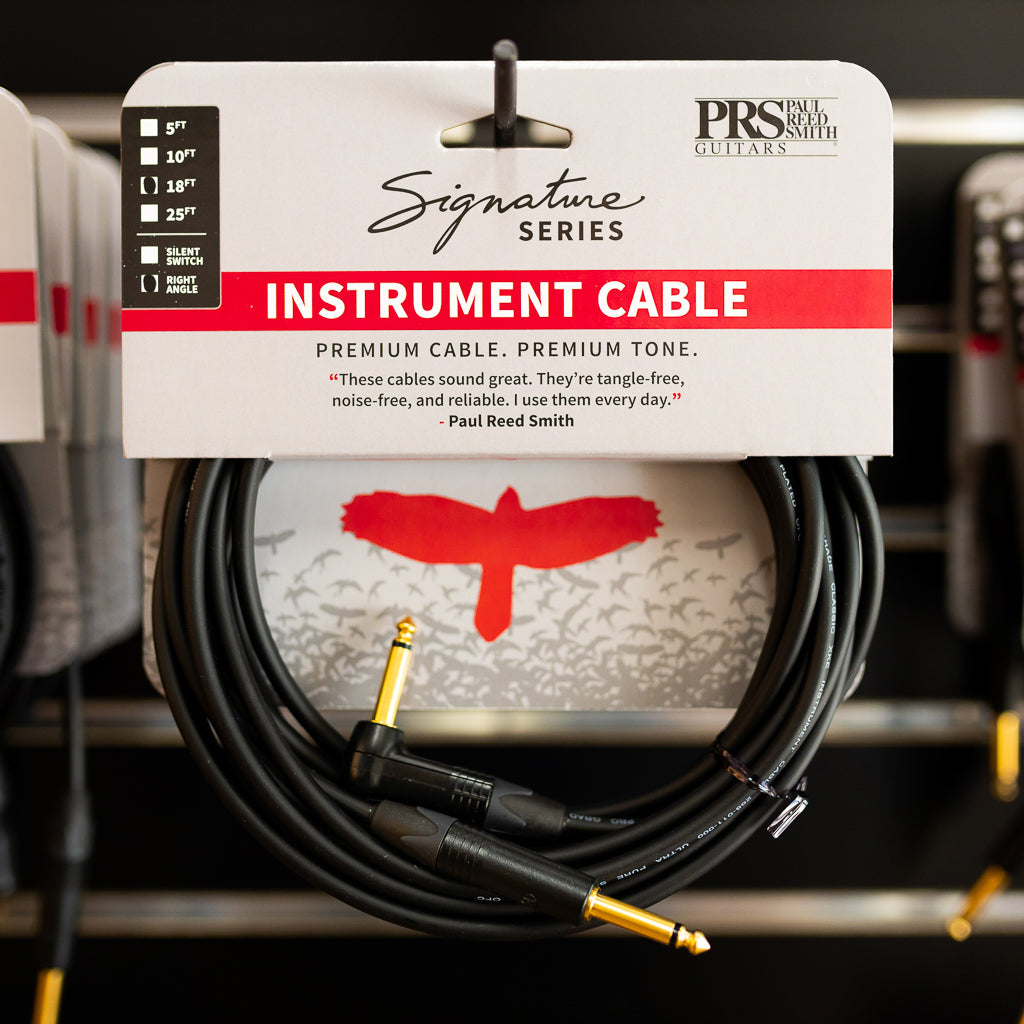 PRS Signature Instrument Cable - 18ft Straight/Angle