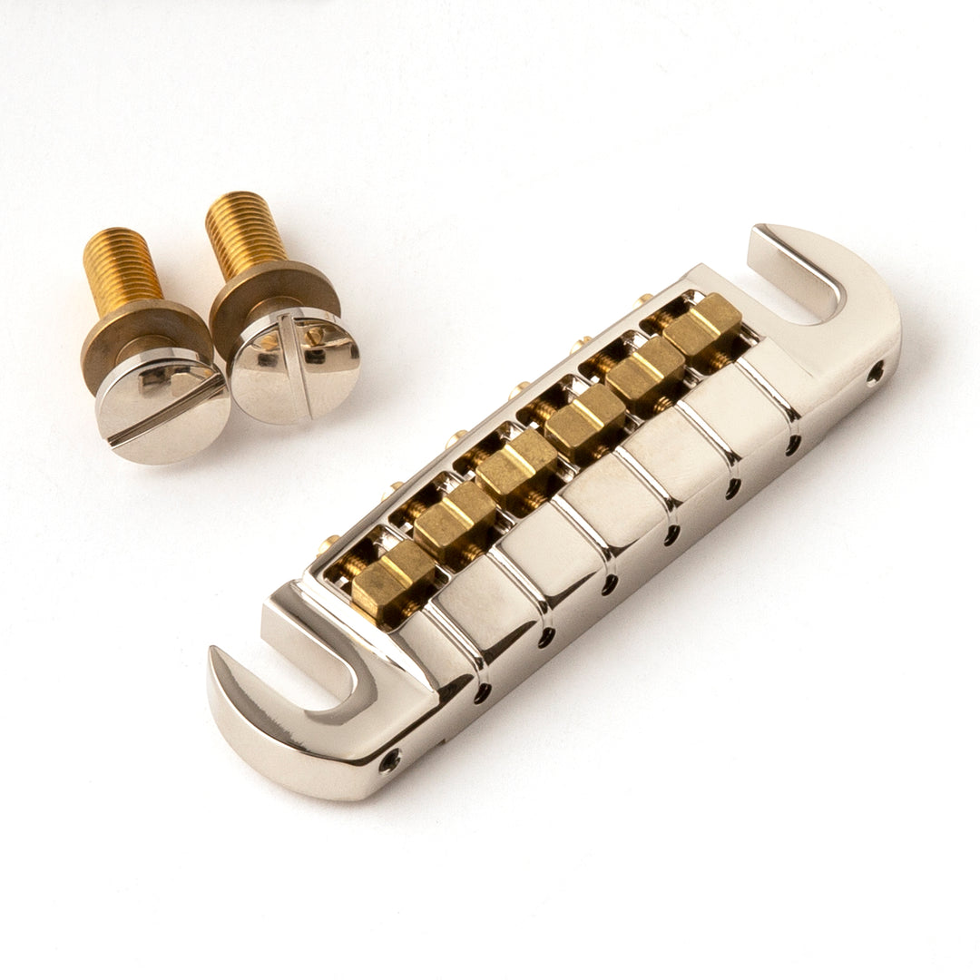 PRS Adjustable Stoptail Bridge with Studs - Nickel