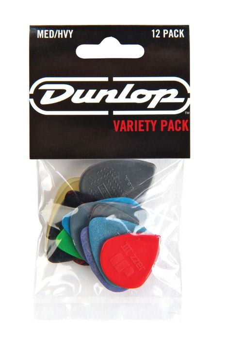 Dunlop PVP102 Pick Variety Pack Medium/Heavy Picks - 12-Pack - Available at Lark Guitars