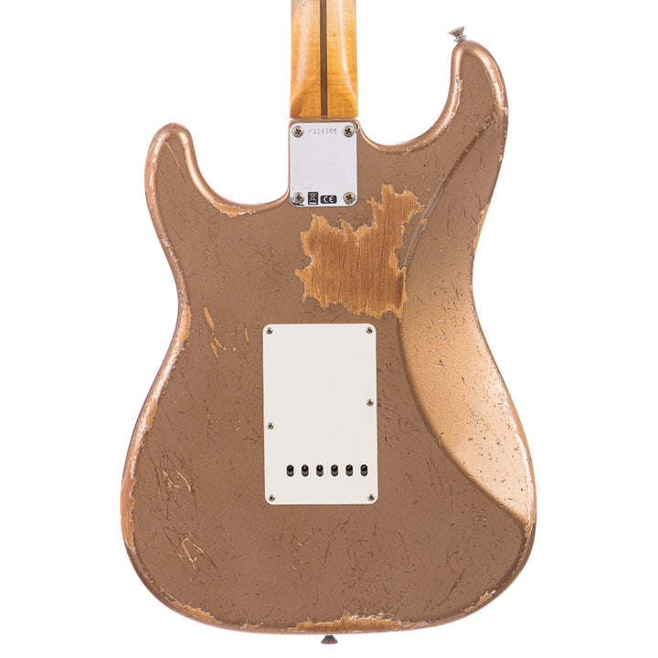 Fender Custom Shop 1957 Stratocaster Heavy Relic, Lark Guitars Custom Run - Fire Mist Gold (966)