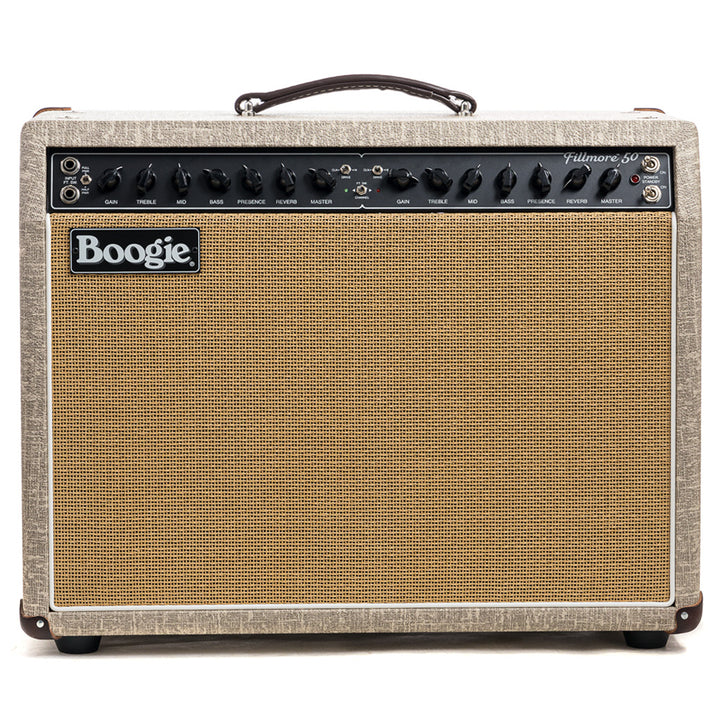 Mesa Boogie Fillmore 50 1x12 Combo, Celestion Gold Speaker - Fawn Slub with Tan Grille and White Piping
