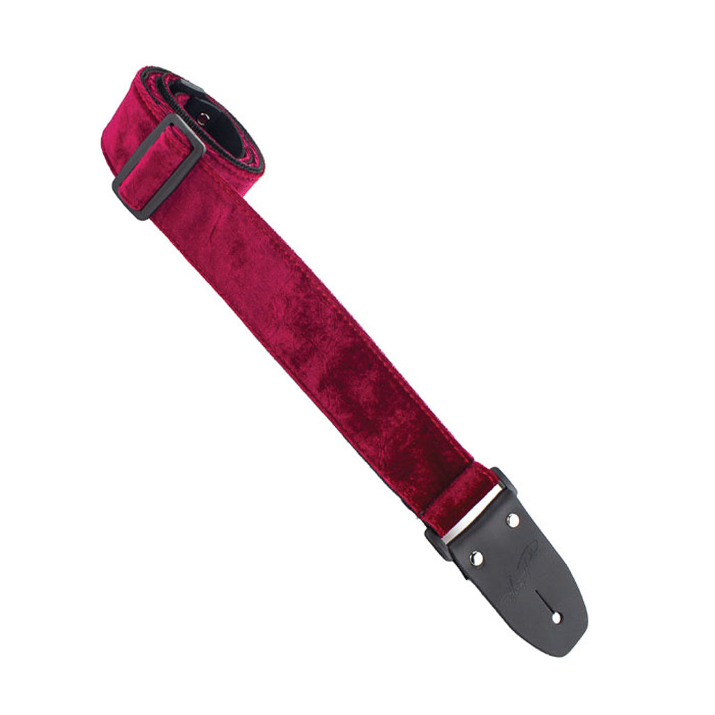 Henry Heller 2" Crushed Velvet Strap - Red