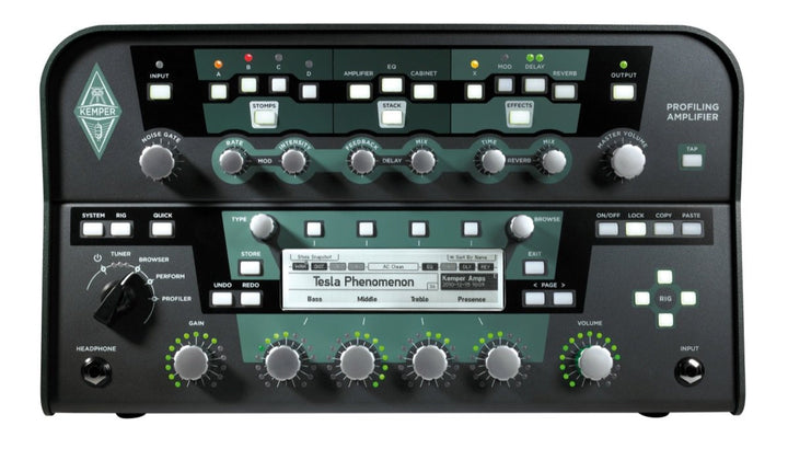Kemper Profiler Head and Profiler Remote - Black - Available at Lark Guitars