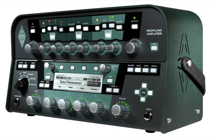 Kemper Profiler Head and Profiler Remote - Black - Available at Lark Guitars