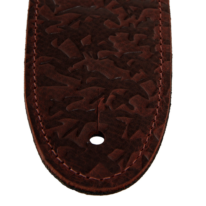 PRS 2.5" Leather Bird Swarm Strap - Rust