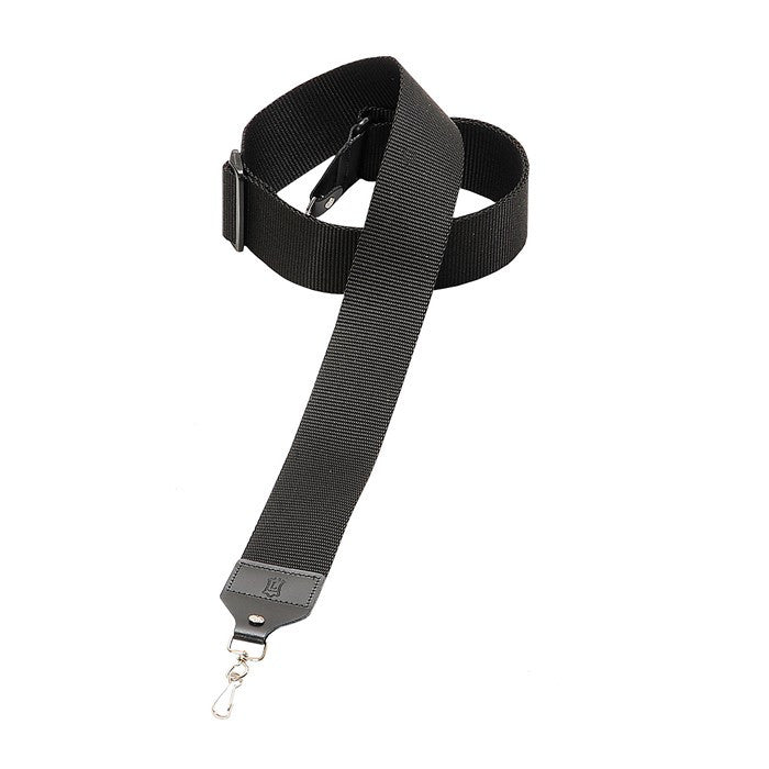 Levy’s M10-BLK 2" Soft-Hand Polypropylene Banjo Strap - Black - Available at Lark Guitars