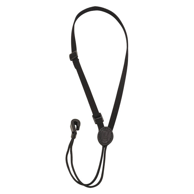 Levy’s M22-BLK 3/8" Cotton Classical/Ukilele Strap - Black - Available at Lark Guitars