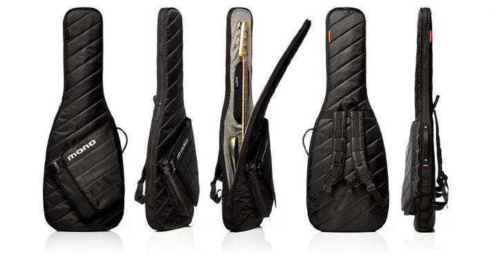 Mono M80 Bass Sleeve Electric Slim Case - Jet Black - M80-SEB-BLK - Available at Lark Guitars