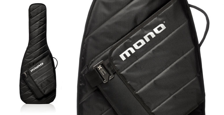 Mono M80 Bass Sleeve Electric Slim Case - Jet Black - M80-SEB-BLK - Available at Lark Guitars