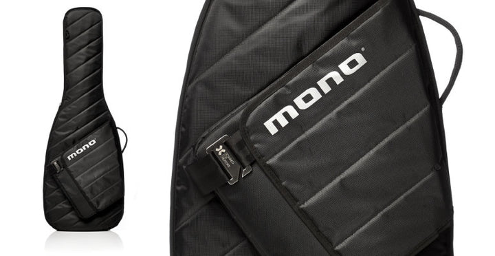 Mono M80 Bass Sleeve Electric Slim Case - Jet Black - M80-SEB-BLK - Available at Lark Guitars