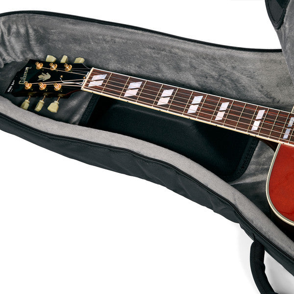 Mono M80 Acoustic Guitar Sleeve Slim Hybrid Case - Jet Black - M80-SAD-BLK - Available at Lark Guitars