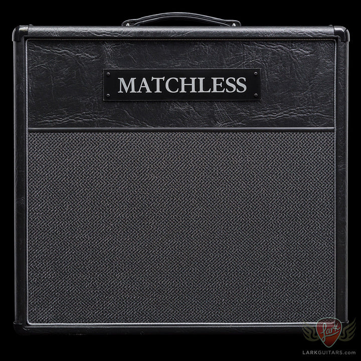 zSOLD - Matchless ESS 1x12 Cabinet - Black (007) - Available at Lark Guitars