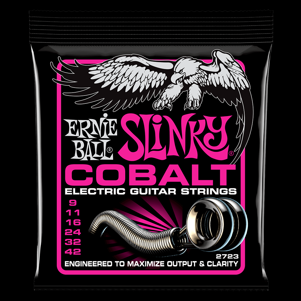 Ernie Ball 2723 Super Slinky Cobalt Electric Guitar Strings - 09-42