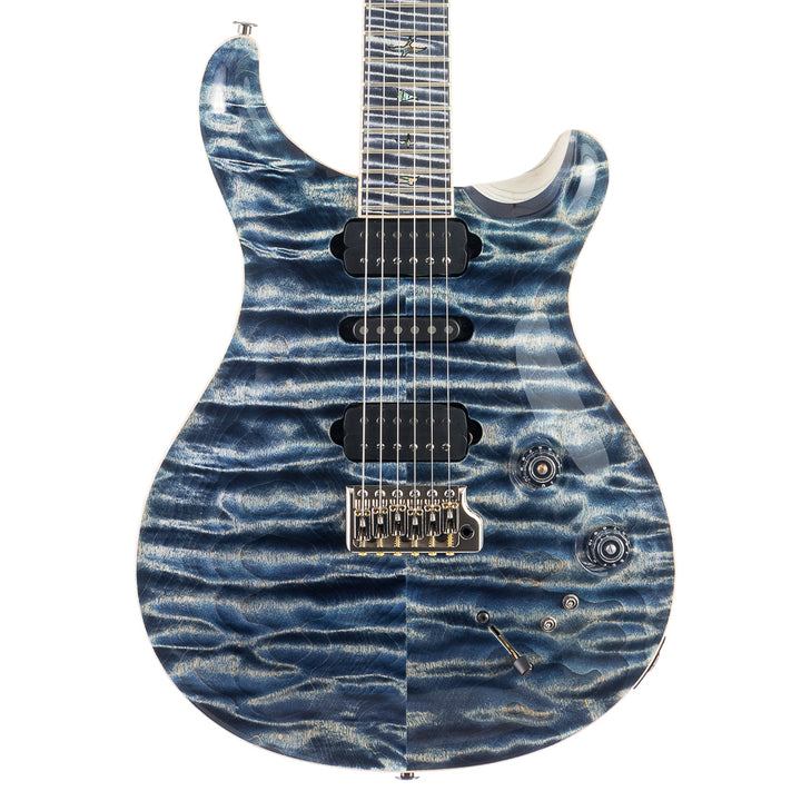 PRS Private Stock Modern Eagle V Semi-Hollow Quilt Top  -  Faded Indigo (090)