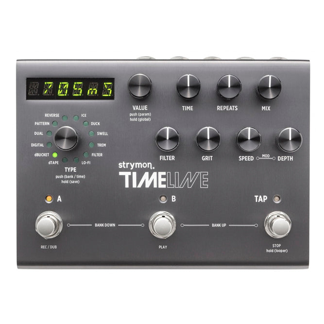 delay and tremolo pedal Strymon Timeline Delay Effects Pedal