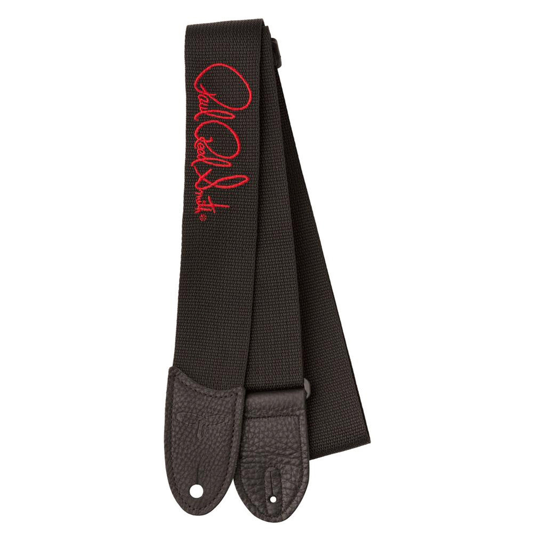PRS Poly Strap, Signature Red, Black