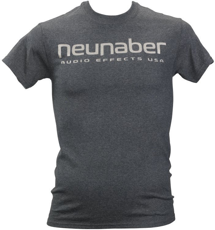 Neunaber Logo T-Shirt Heather Grey - Medium - Available at Lark Guitars