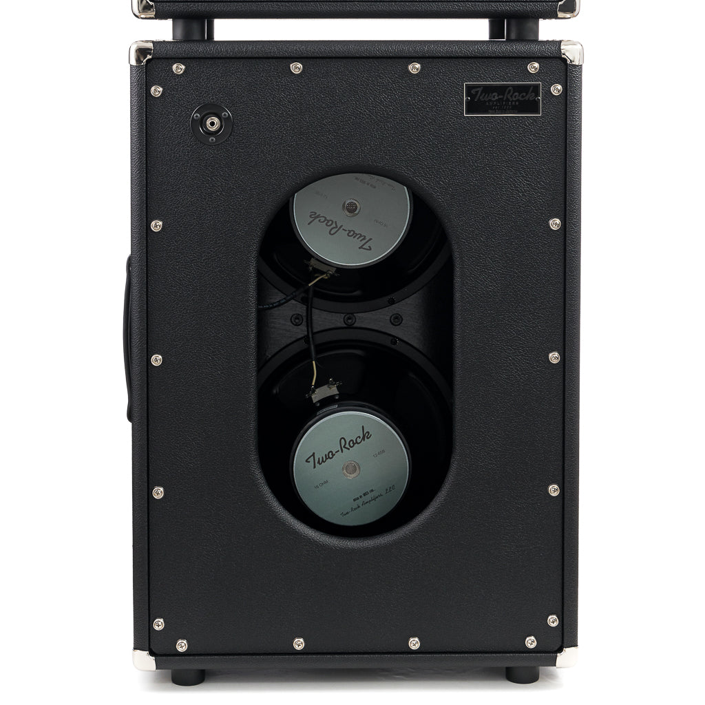 Two-Rock 2x12 Speaker Cabinet - Black Bronco / Black Matrix Grille
