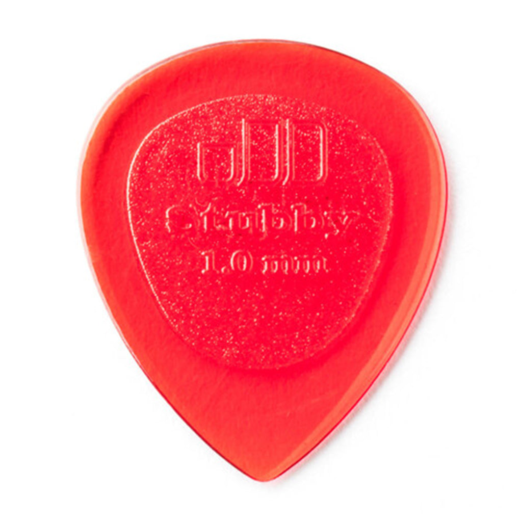 Dunlop 474P1.0 Stubby Jazz Picks - 6-Pack