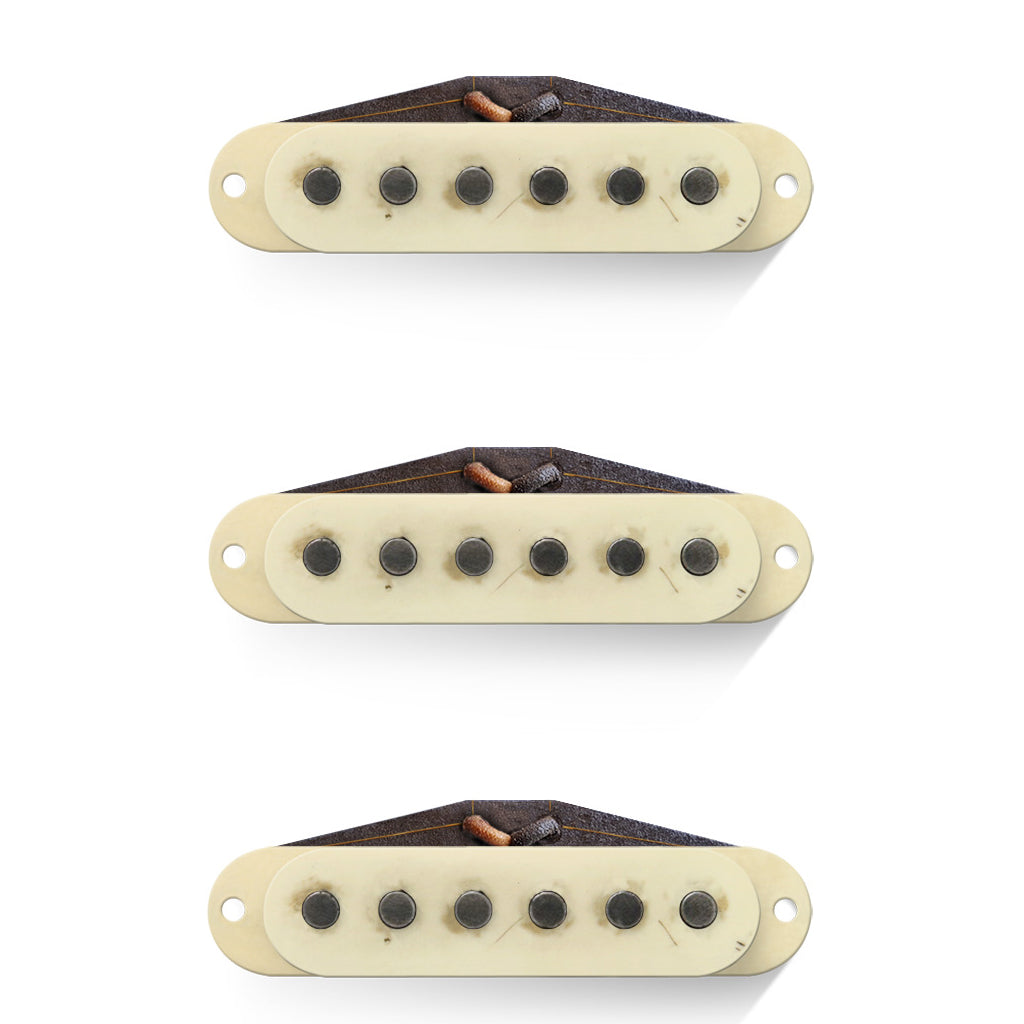 Bare Knuckle 63 Veneer Board Pickup Set - Aged Cream