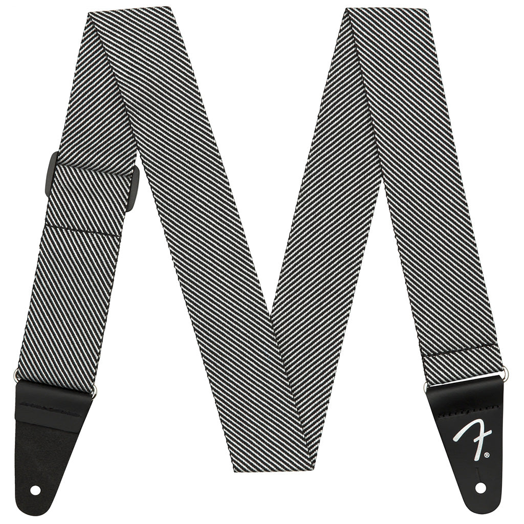 Fender 2" Modern Tweed Strap - White and Black