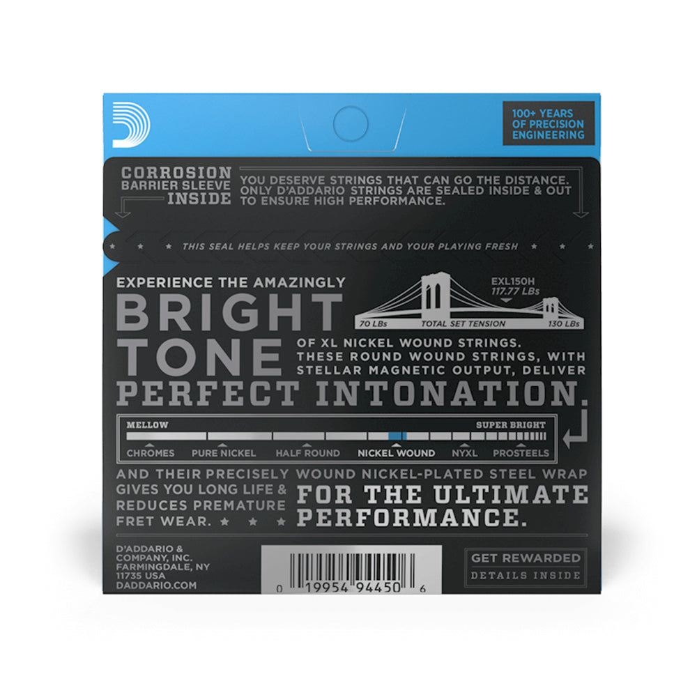 D'Addario EXL150H High-Strung Guitar Strings 10-25