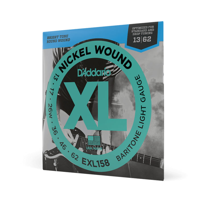 D'Addario EXL158 Nickel Wound Electric Strings - .013-.062 Light Baritone