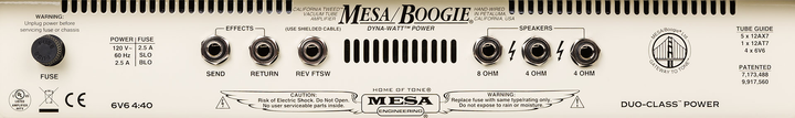 Mesa Boogie California Tweed 1x12 Combo - Cream Bronco