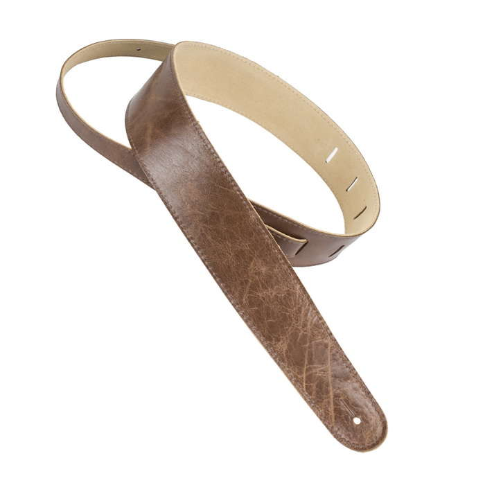 Henry Heller 2.5" Capri Leather Strap - Vintage Brown