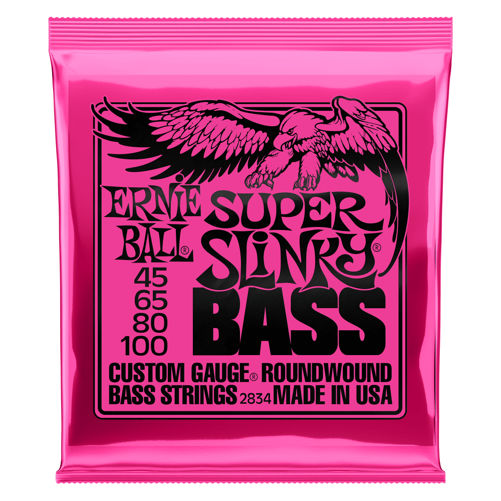 Ernie Ball 2834 Super Slinky Bass Strings - 45-100