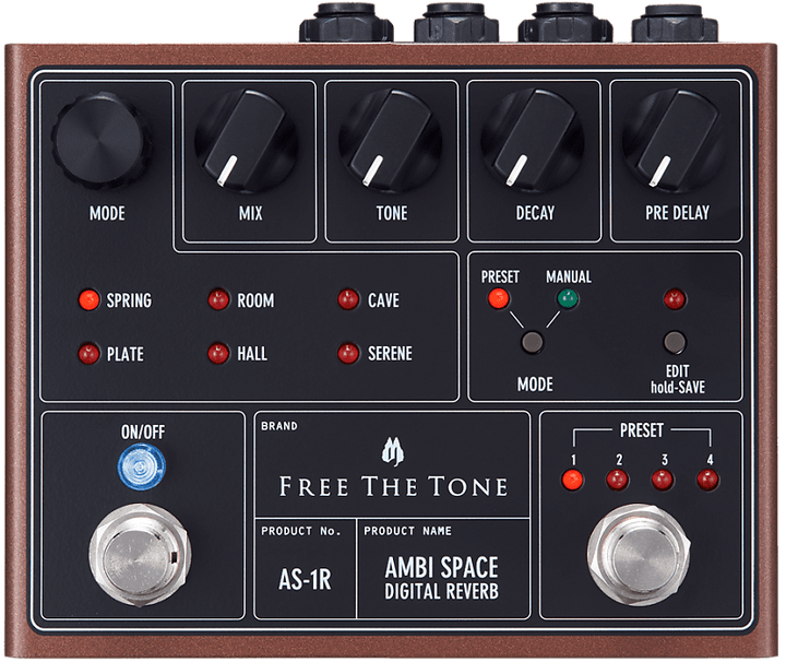Free The Tone Ambi Space Digital Reverb AS-1R