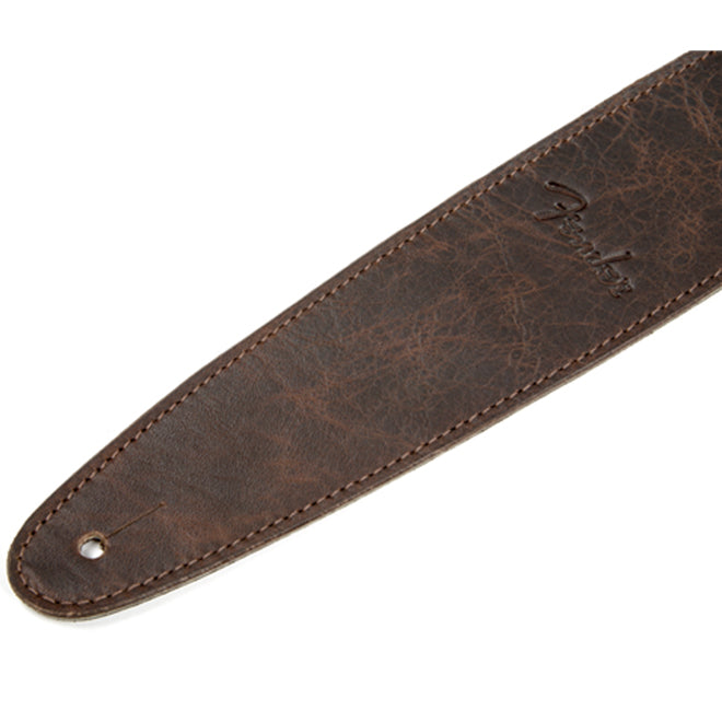 Fender Artisan Crafted Leather Strap, 2.5" - Brown