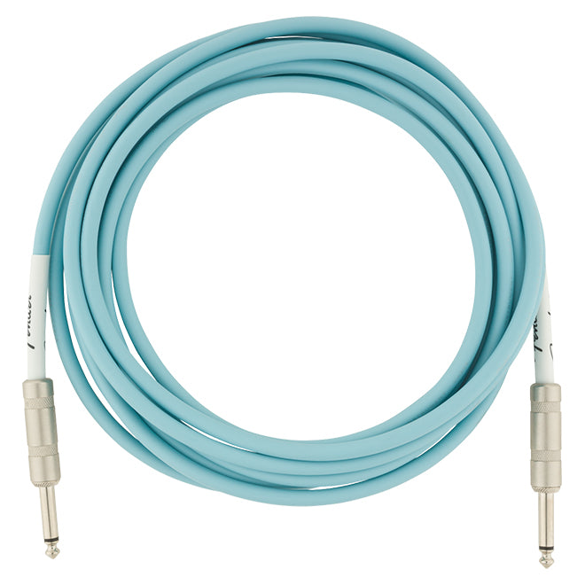Fender Original Series Instrument Cable 10' - Daphne Blue