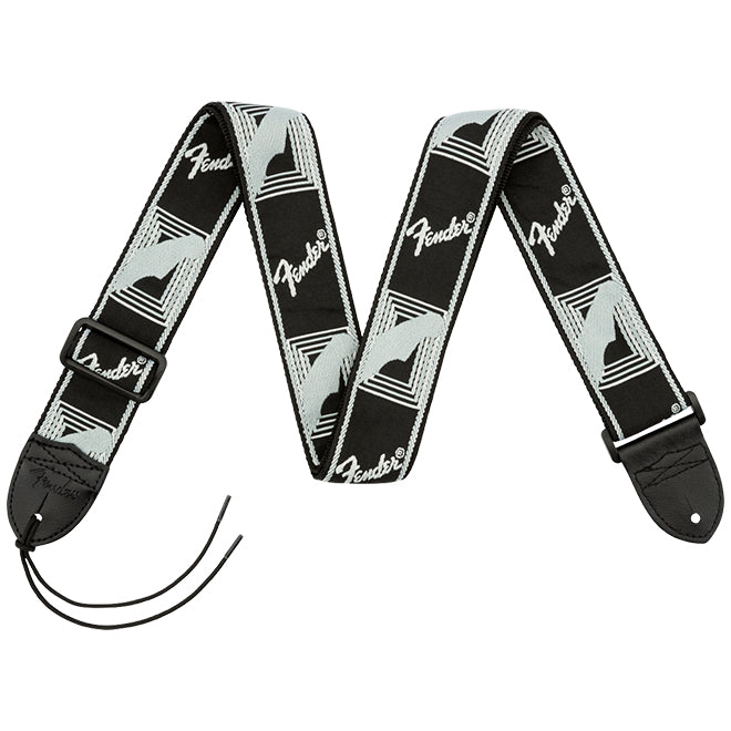 Fender 2" Monogrammed Strap - Black/Light Grey/Dark Grey