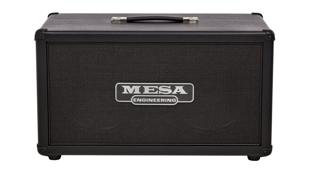 Mesa Boogie 2x12 Horizontal Rectifier Cabinet w/ G12H 75 Creambacks- *Black w/Black Grille