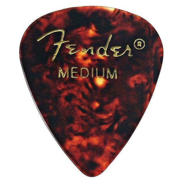 Fender 351 Shape Premium Tortoise Shell Picks -  Medium - Available at Lark Guitars