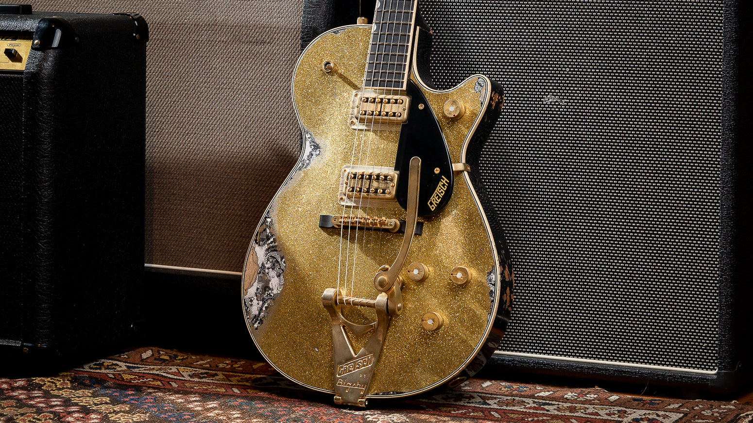 Sparks are flying - Gretsch Custom Shop Gold Sparkle Duo Jet