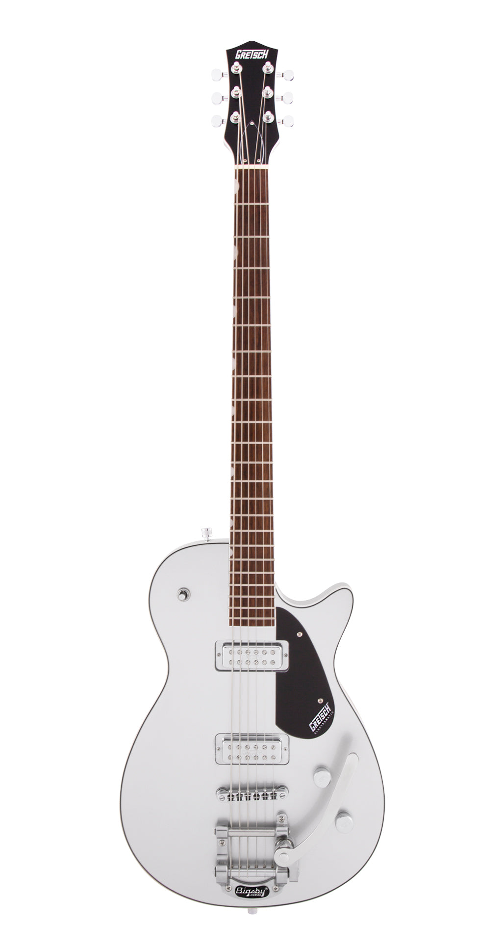 Gretsch G5260T Electromatic Jet Baritone with Bigsby - Silver (391)